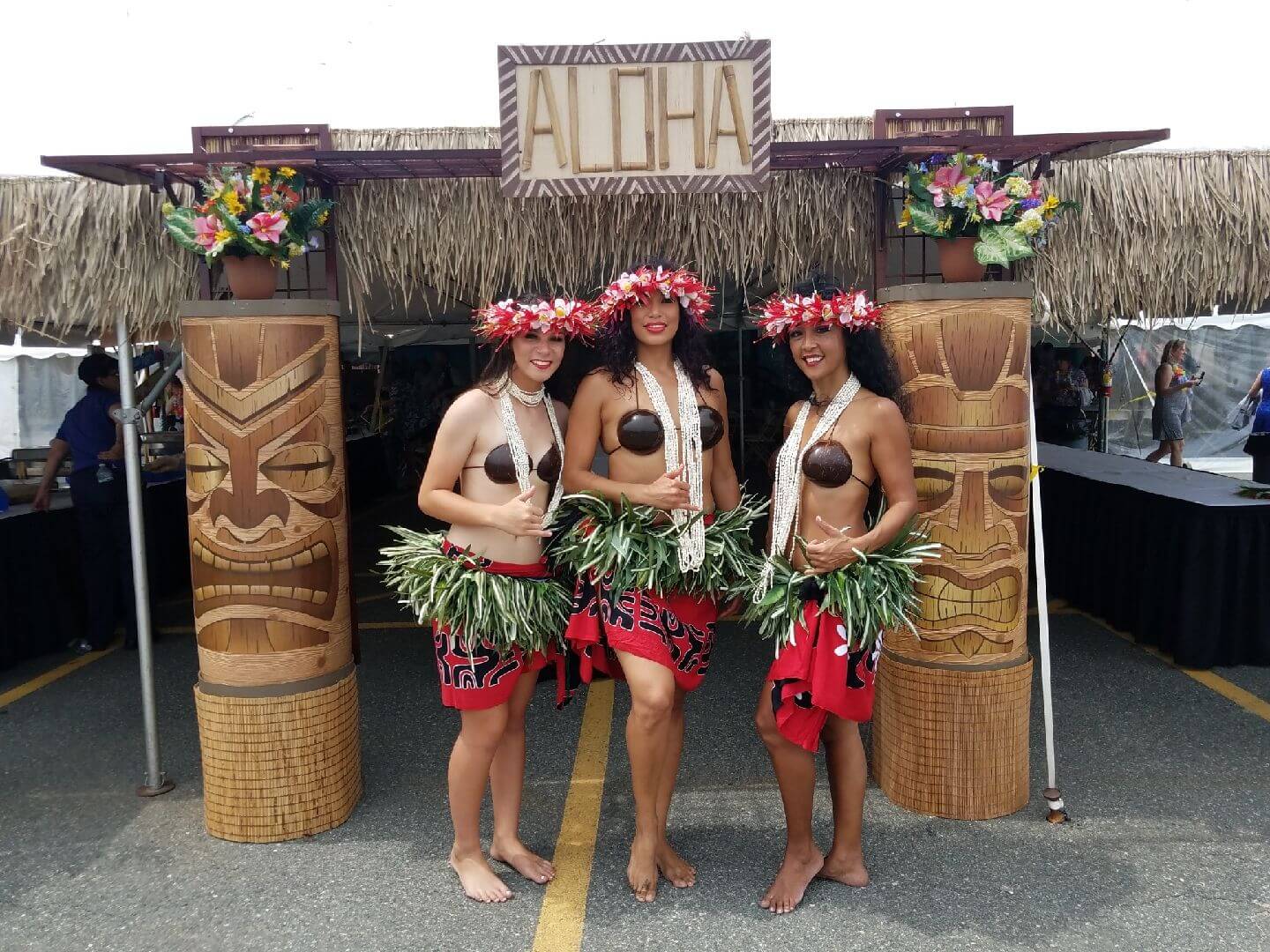 hula aloha luau dancers | Hanukkah Party