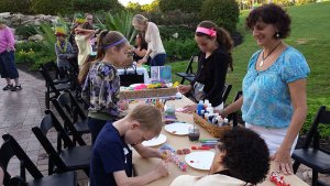 Shell-painting-kids-party